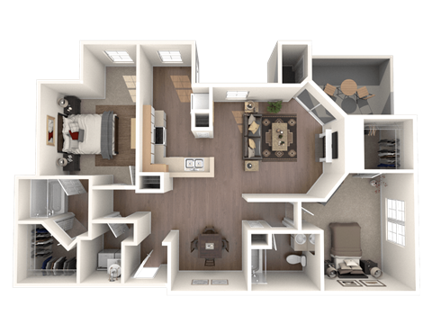 Ruby Floor Plan Ruby Floor Plan at Stonelake at the Arboretum, Austin, TX, 78759